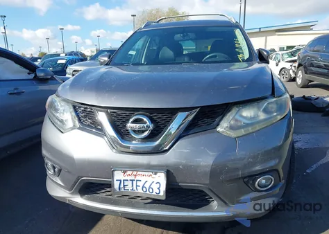 2014 Nissan Rogue Sl из США, поврежденный, VIN 5N1AT2MT2EC799017